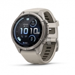 fenix 9 Pro inReach 43mm AMOLED Titanium ködszürke szilikon szíjjal fenix 9 Pro inReach 43mm AMOLED Titanium ködszürke szilikon szíjjal